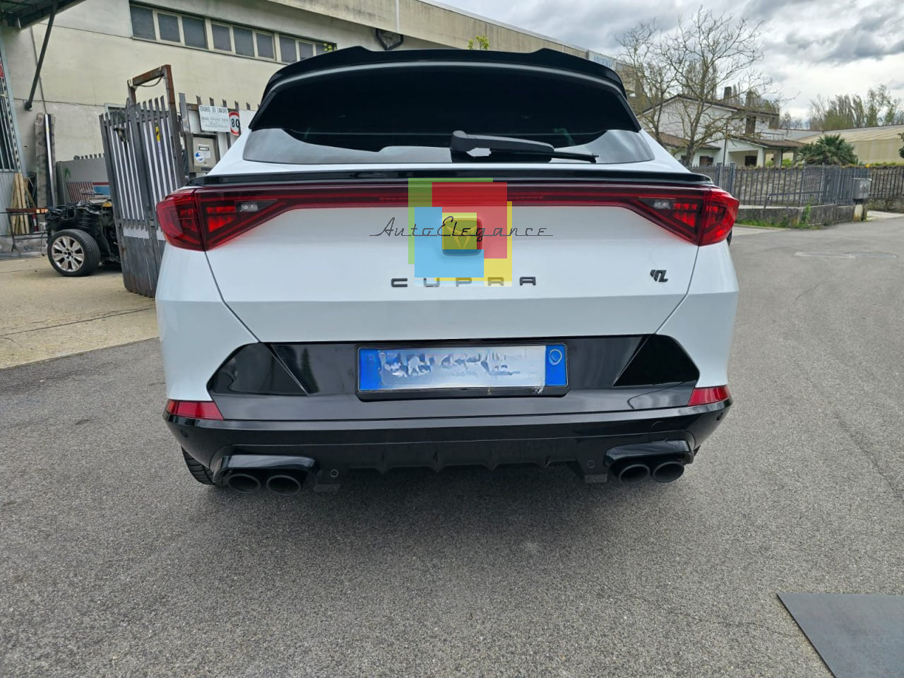🔥1436 SPOILER ADATTO PER CUPRA FORMENTOR 2020+ NERO LUCIDO🔥