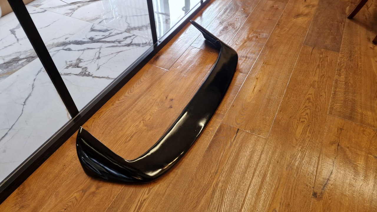 🔥2151 SPOILER ADATTO PER FORD FIESTA MK8 2017-2021 LOOK RC NERO LUCIDO 🔥