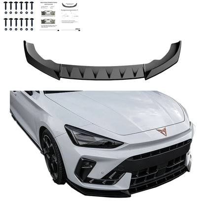 🔥2145 SPLITTER ADATTO PER CUPRA Leon MK1 Facelift 2024+ NERO LUCIDO🔥