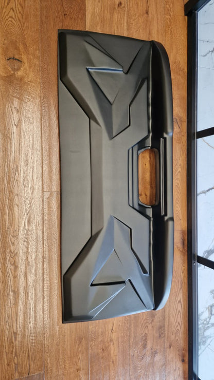 🔥2152 PROTEZIONE PORTELLONE ADATTO PER NAVARA NP300 (D23) 14-2021 NERO OPACO🔥