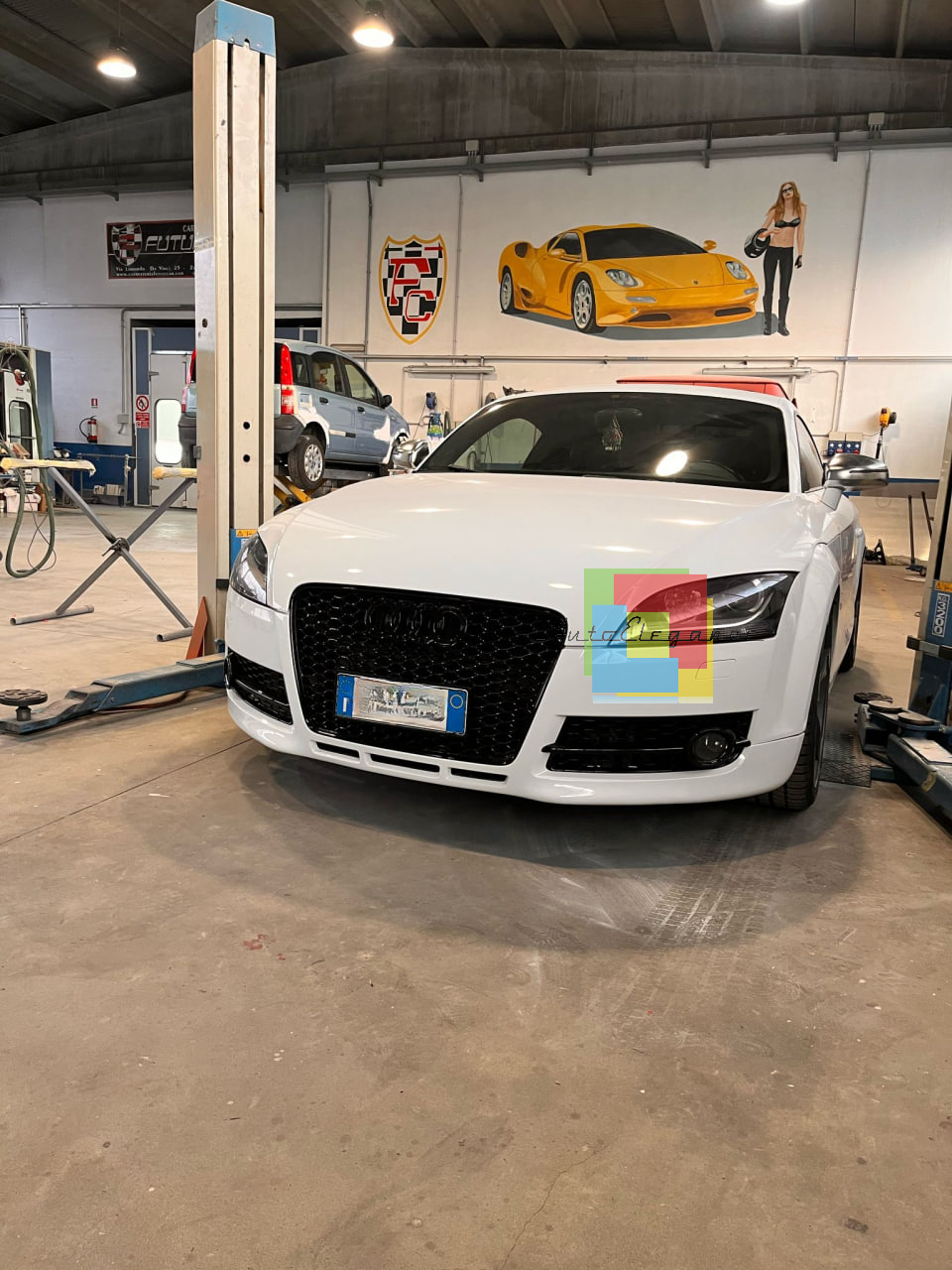 🔥0582 GRIGLIA ADATTA PER AUDI TT 8J 2006-2014 LOOK RSTT NERO LUCIDO🔥