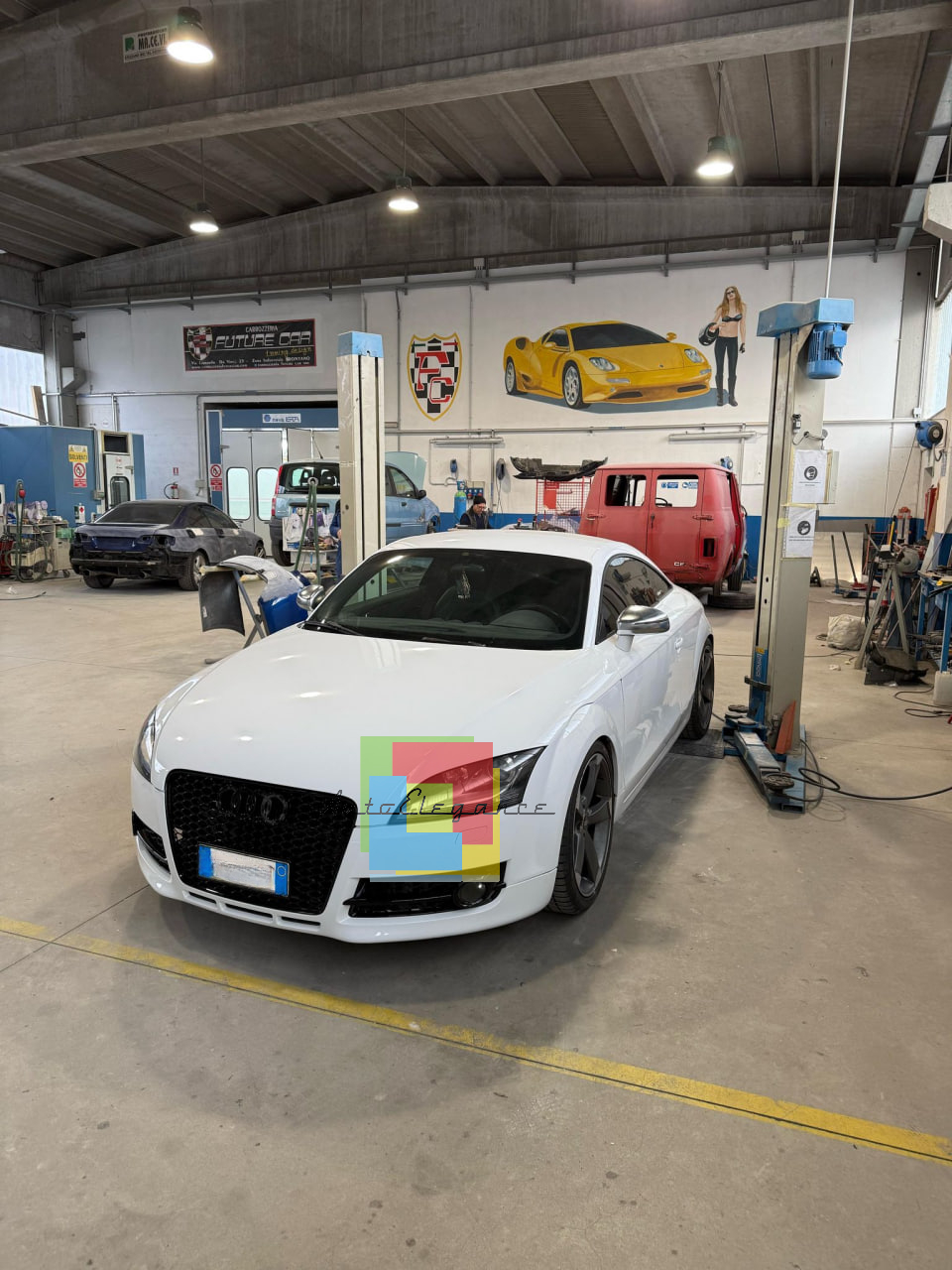 🔥0582 GRIGLIA ADATTA PER AUDI TT 8J 2006-2014 LOOK RSTT NERO LUCIDO🔥