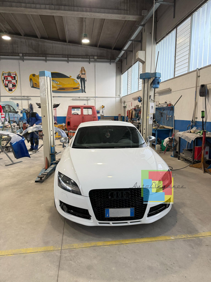 🔥0582 GRIGLIA ADATTA PER AUDI TT 8J 2006-2014 LOOK RSTT NERO LUCIDO🔥