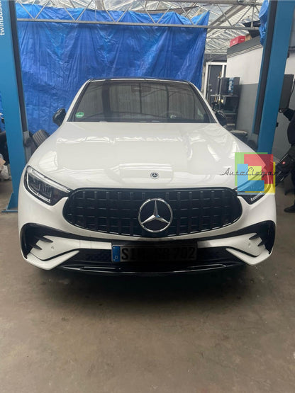 1534🔥GRIGLIA PER MERCEDES BENZ GLC SUV X254 C254 COUPE 2022+ AMG LOOK GT NERA🔥