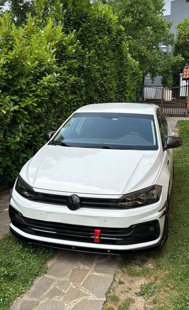 ⭐VW POLO SPLITTER AW1 2017+ LOOK STANDARD EVO NERO LUCIDO⭐