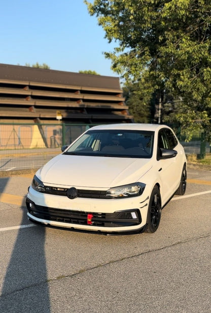 ⭐VW POLO SPLITTER AW1 2017+ LOOK STANDARD EVO NERO LUCIDO⭐