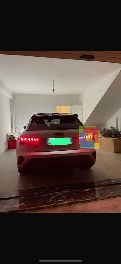 0974✨SPOILER ADATTO PER AUDI A3 8Y 2020+ LOOK NERO LUCIDO DESIGN SPORTIVO✨
