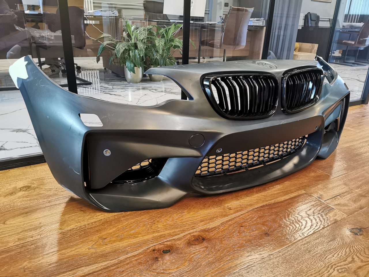 ⚡2185 PARAURTI ANTERIORE ADATTO PER BMW SERIE 2 F22 F23 2013-2017 LOOK M2⚡