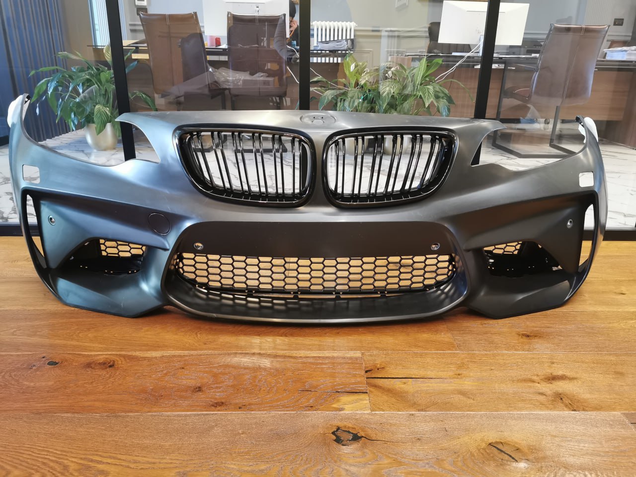 ⚡2185 PARAURTI ANTERIORE ADATTO PER BMW SERIE 2 F22 F23 2013-2017 LOOK M2⚡