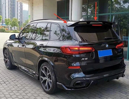 🔥2188 SPOILER ADATTO PER BMW X5 G05 2018+ MSPORT LOOK TUNING NERO LUCIDO🔥