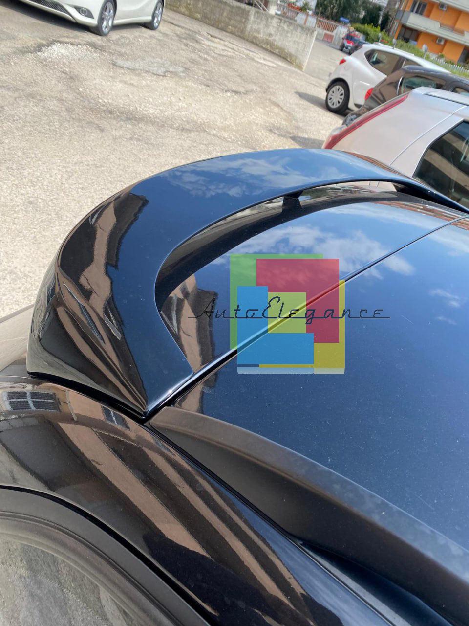 2192 SPOILER TETTO ADATTO PER BMW E91 05-11 STATION NERO LUCIDO