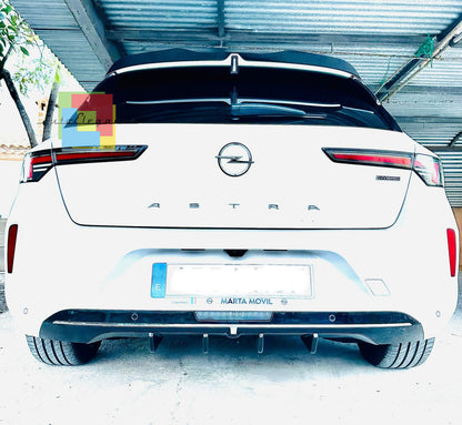 ⭐1794 SPOILER ADATTO PER OPEL ASTRA L 2020+ STANDARD NERO LUCIDO⭐