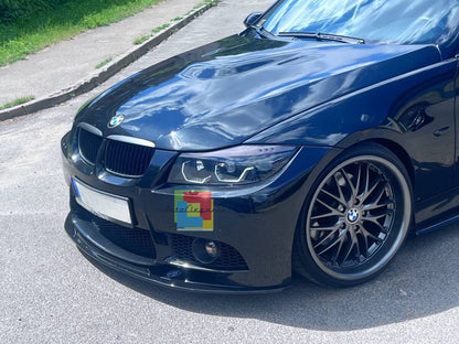 🔥FARI ANGEL EYES LED 3D NERI ADATTI PER BMW SERIE 3 E90/E91 05-08🔥