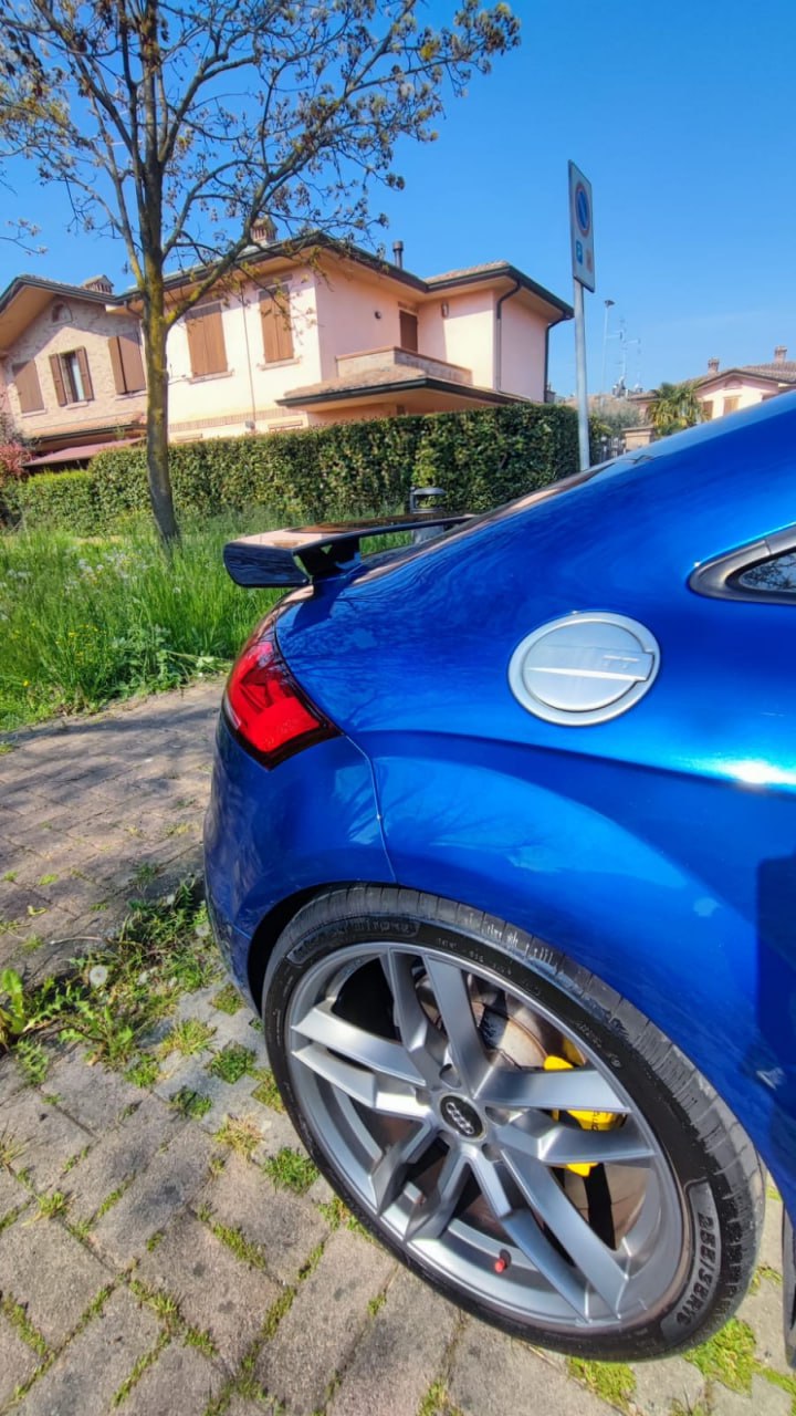 ⚡0959⚡SPOILER ADATTO PER AUDI RSTT 8J TT FV A5 A6 A7 BERLINA LOOK RS NERO LUCID⚡