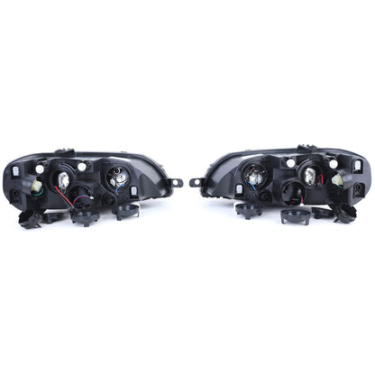 ⭐🔥1838 FARI ANTERIORI ADATO PER FIAT PUNTO 2003-2005 NERI🔥⭐