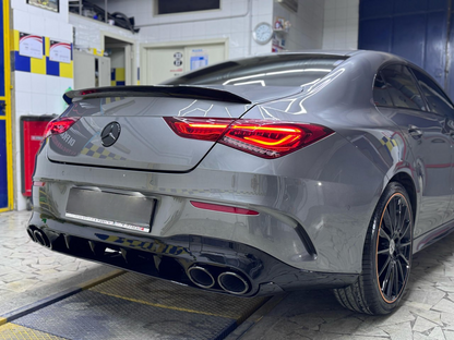 0810⭐Diffusore e terminali di scarico cromati adatti per Mercedes CLA W118⭐