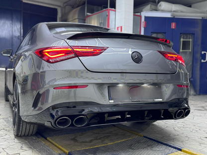 0810⭐Diffusore e terminali di scarico cromati adatti per Mercedes CLA W118⭐