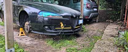 ⚡0274 SPLITTER ADATTO PER  Alfa Romeo 147 nero lucido⚡