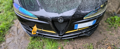 ⚡0274 SPLITTER ADATTO PER  Alfa Romeo 147 nero lucido⚡