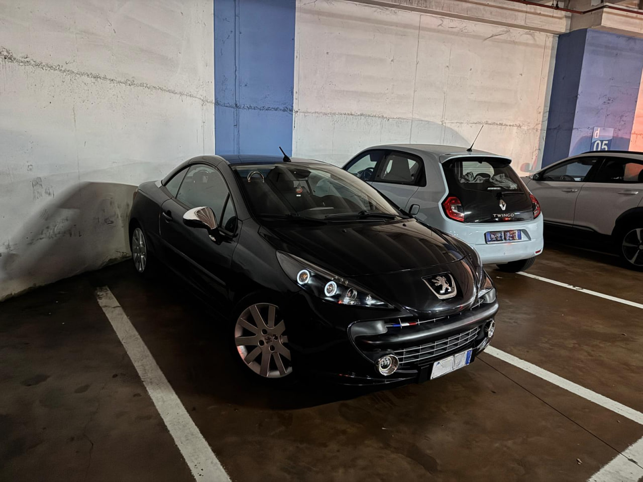 🔥1741 FARI ANTERIORI ADATTO PER PEUGEOT 207 207 CC 06-2012 NERI ANGEL EYES🔥