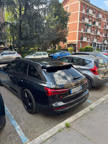 🔥1379 SPOILER  ADATTO PER AUDI A6 C8 AVANT 2018+ LOOK RS6 🔥