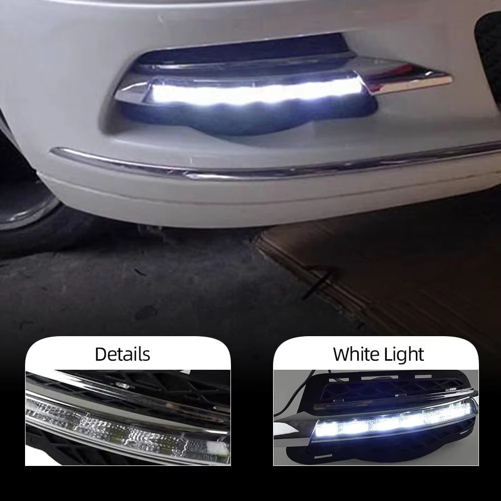 ⭐ GRIGLIE FENDINEBBIA ADATTO PER MERCEDES W204 2007-2011 LED DIURNE⭐