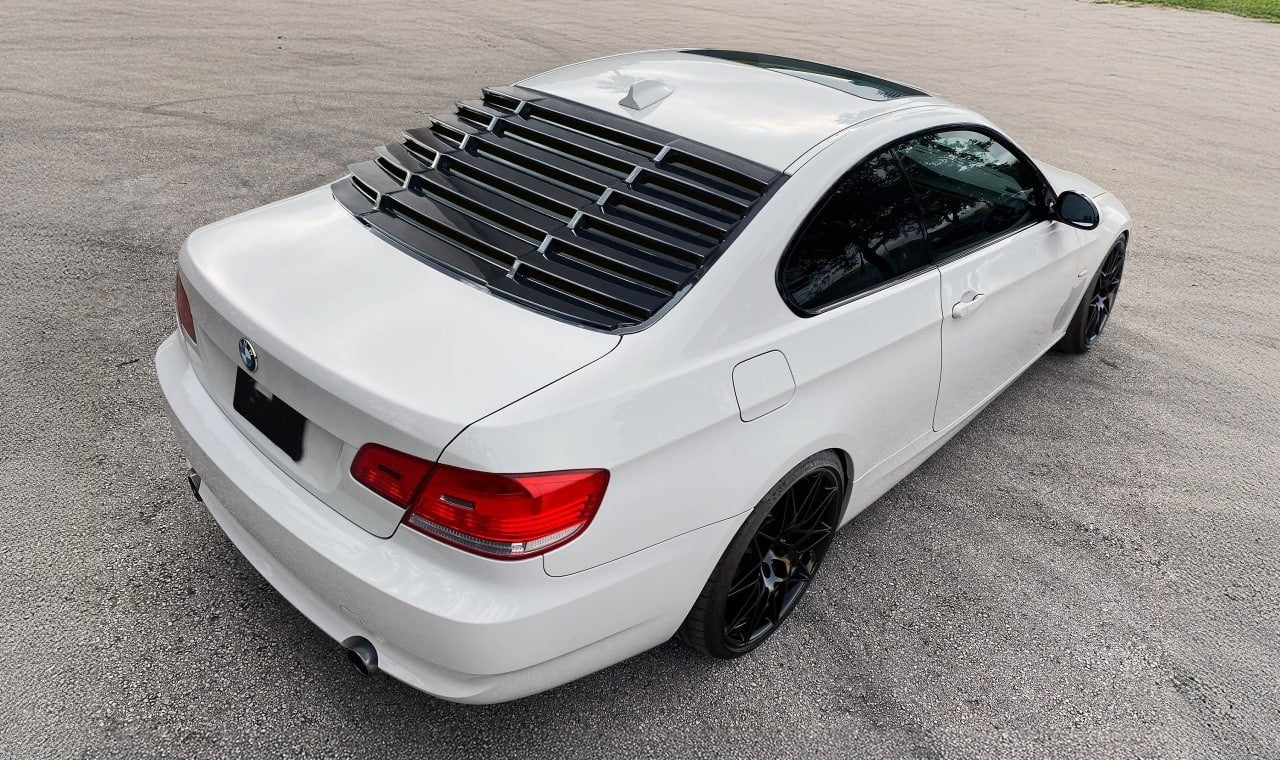 ⭐ Aletta Posteriore per BMW E92 Coupé – Louver Lunotto in ABS Nero Lucido ⭐