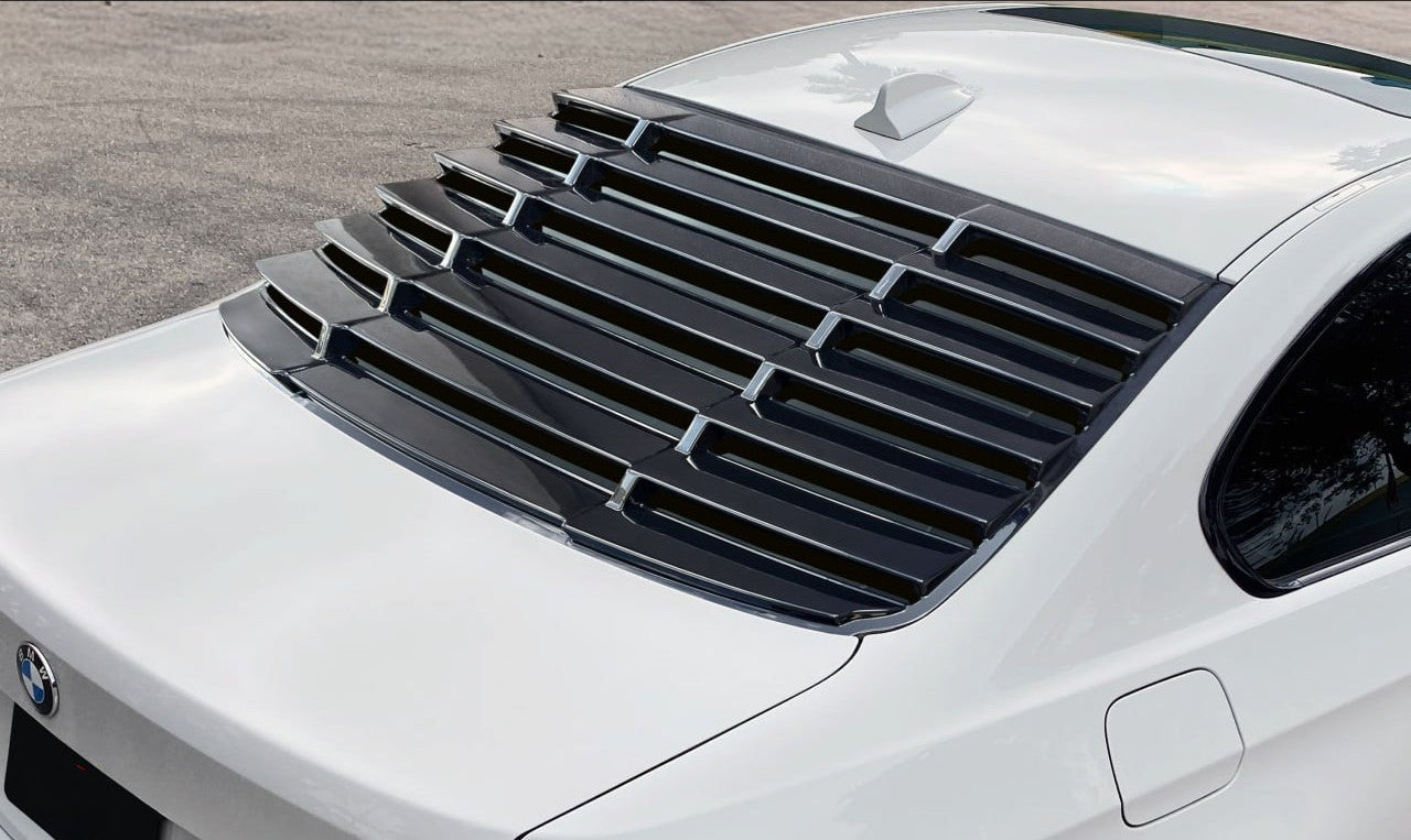 ⭐ Aletta Posteriore per BMW E92 Coupé – Louver Lunotto in ABS Nero Lucido ⭐