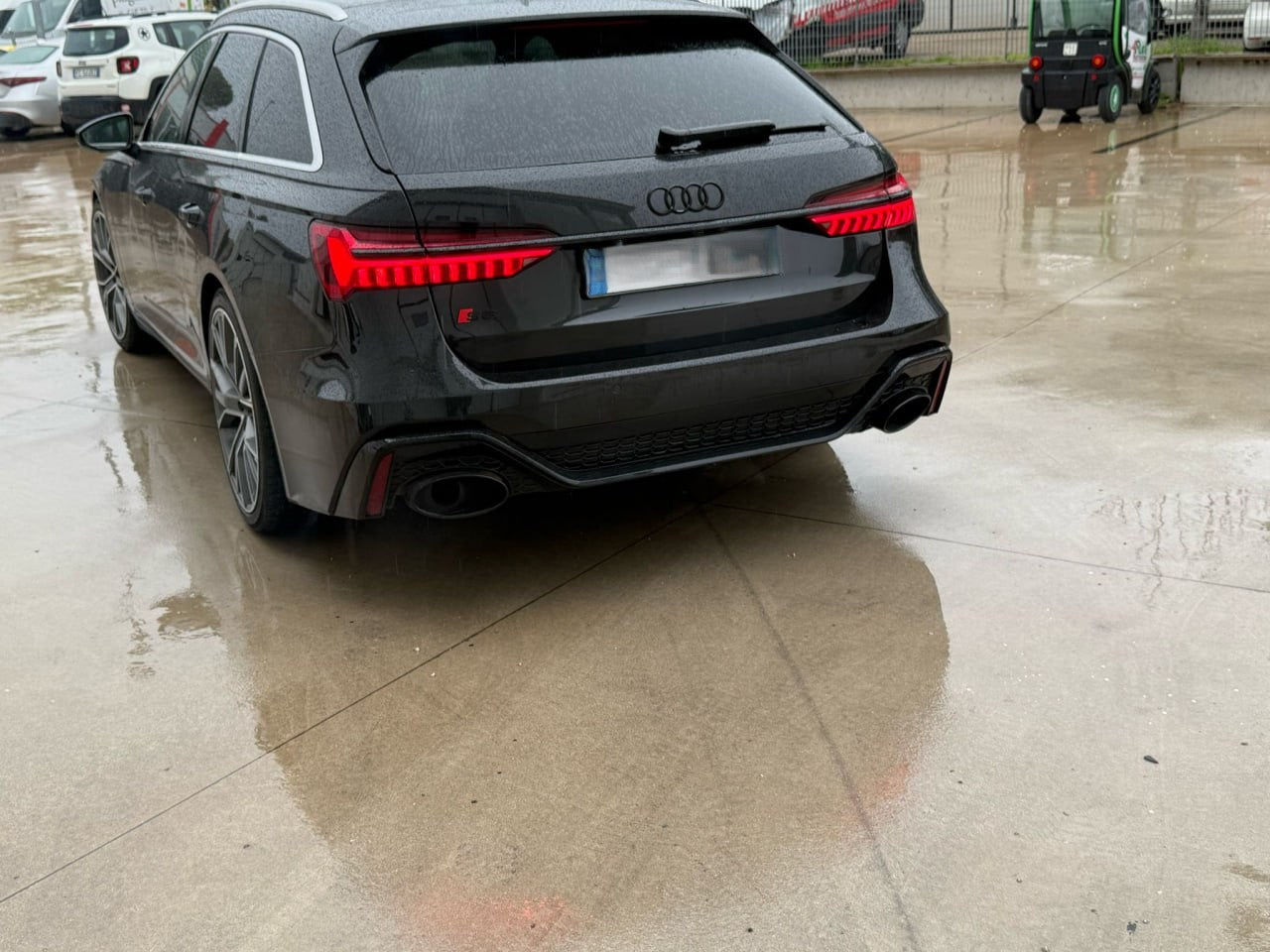 ⭐PARAURTI POSTERIORE PER AUDI A6 C8 2018-2022 AVANT LOOK RS6⭐