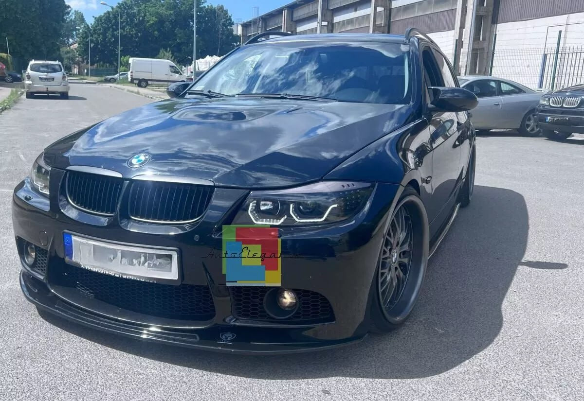 ⭐Fari adatto per BMW E90 E91 2005-2008 neri con frecce LED⭐
