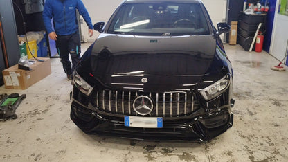 🔥SPLITTER SOTTO PARAURTI ANTERIORE ADATTO PER MERCEDES CLASSE A W177 2018+🔥