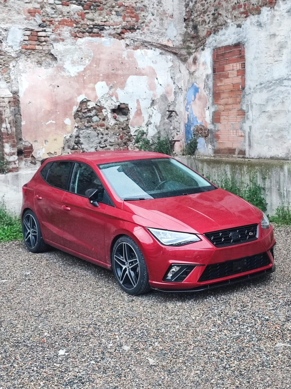 ⭐SPLITTER ADATTO PER SEAT IBIZA 5 KJ 2017+ STANDARD FR NERO LUCIDO⭐