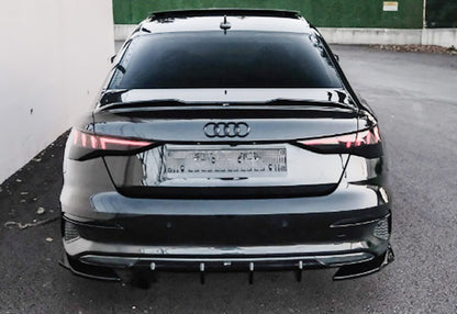 🔥DIFFUSORE AUDI A3 8Y 2020+ ADATTO PER PARAURTI STANDARD SEDAN SPORTBACK🔥