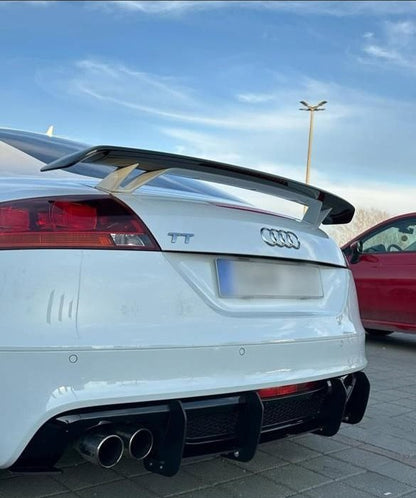 ⭐SPOILER ADATTO PER AUDI RSTT 8J TT FV A5 A6 A7 BERLINA LOOK RS NERO LUCIDO⭐