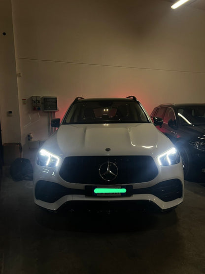 ⭐GRIGLIA ANTERIORE PER MERCEDES GLE W167 C167 2019+ NERA PANAMERICANA⭐