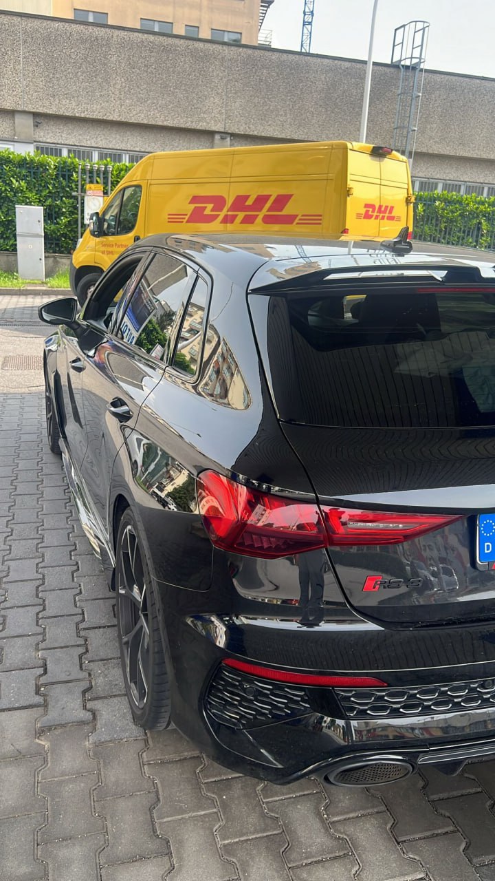✨SPOILER ADATTO PER AUDI A3 / RS3 8Y 2020+ LOOK NERO LUCIDO DESIGN SPORTIVO✨