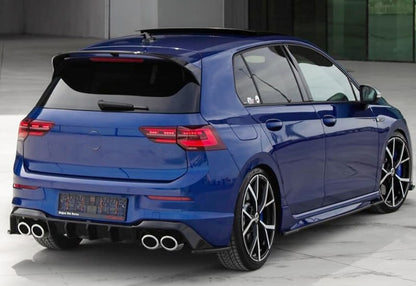 ✨DIFFUSORE POSTERIORE REAR NERO LUCIDO ADATTO PER VW GOLF MK8 R 2019+✨