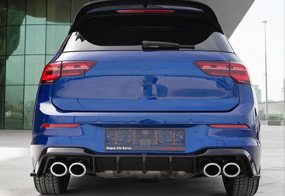 ✨DIFFUSORE POSTERIORE REAR NERO LUCIDO ADATTO PER VW GOLF MK8 R 2019+✨