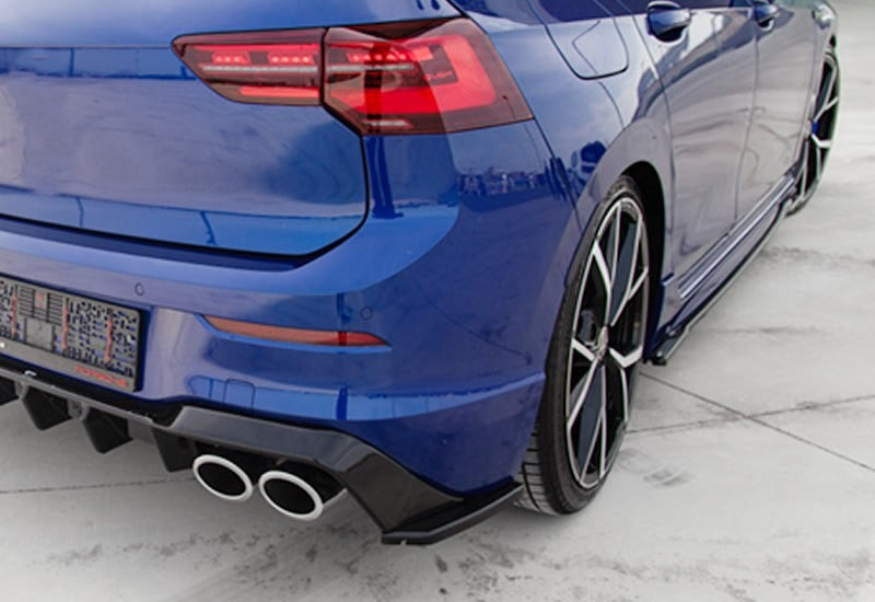 ✨FLAP POSTERIORE LATERALE NERO LUCIDO ADATTO PER VW GOLF MK8 R 2019 +✨
