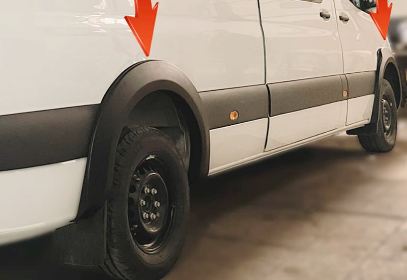 ✨PARAFANGHI ALLARGATI PER MERCEDES BENZ W907 2019 - FENDER WHEEL ARCH UPPER✨