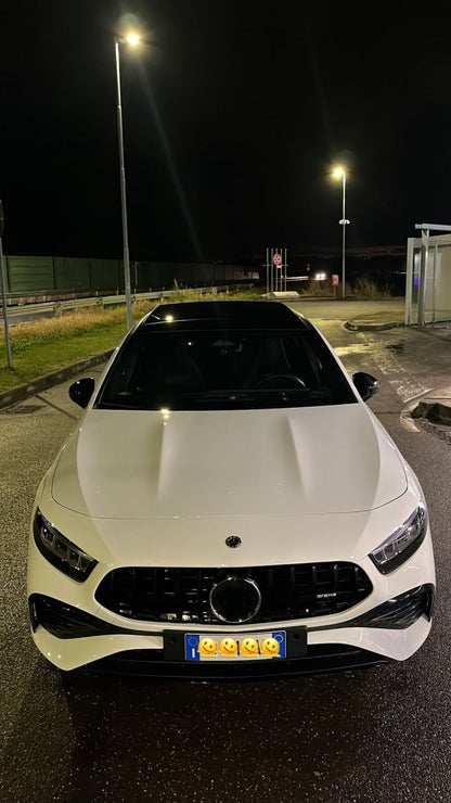 🌟GRIGLIA ADATTO PER MERCEDES CLASSE A W177 2021+ LOOK AMG GT NERA🌟