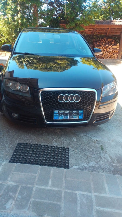 ⭐GRIGLIA ANTERIORE ADATTO PER AUDI A3 8P 05-08 CALANDRA LOOK RS3 CROMATO⭐