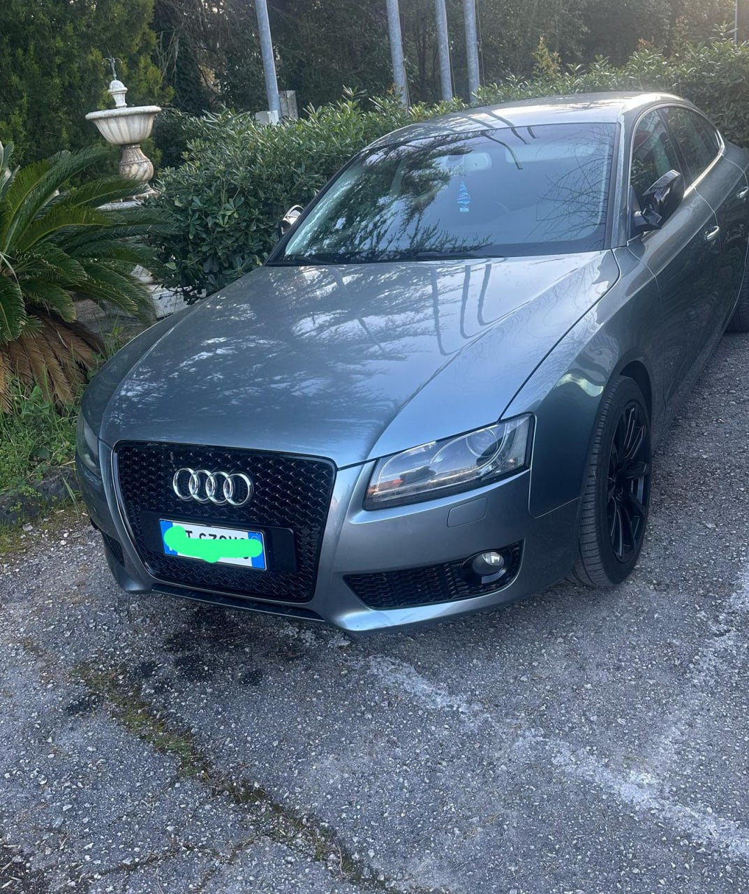 💎GRIGLIA FENDINEBBIA ADATTA PER AUDI A5 2007-2011 LOOK RS NERO LUCIDO💎