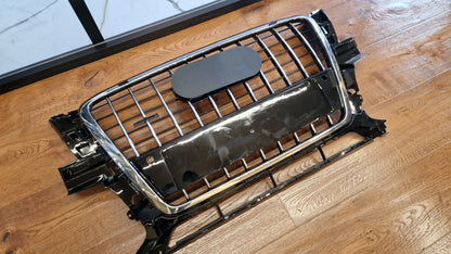 🔥GRIGLIA DANNEGGIATA ADATTO PER AUDI Q5 8R 2007-2011 LOOK SQ5 PROFILI CROMATI🔥