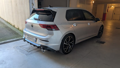 🔥DIFFUSORE POSTERIORE VW GOLF 8 19+ SOTTO PARAURTI TERMINALI GTI ABS 1+1🔥