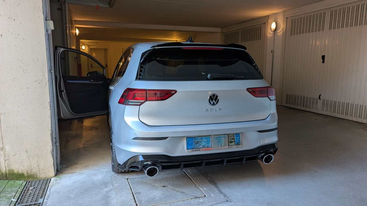 🔥DIFFUSORE POSTERIORE VW GOLF 8 19+ SOTTO PARAURTI TERMINALI GTI ABS 1+1🔥