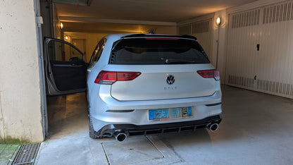 🔥DIFFUSORE POSTERIORE VW GOLF 8 19+ SOTTO PARAURTI TERMINALI GTI ABS 1+1🔥