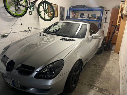 🔥FARI ANTERIORI DAYLIGHT BLACK PER MERCEDES R171 SLK 2004-2011🔥