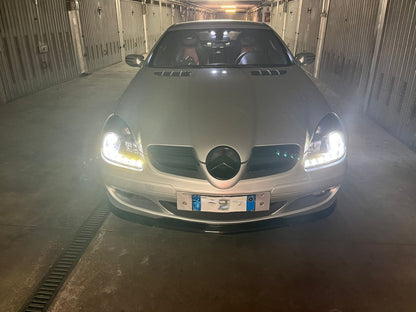 🔥FARI ANTERIORI DAYLIGHT BLACK PER MERCEDES R171 SLK 2004-2011🔥