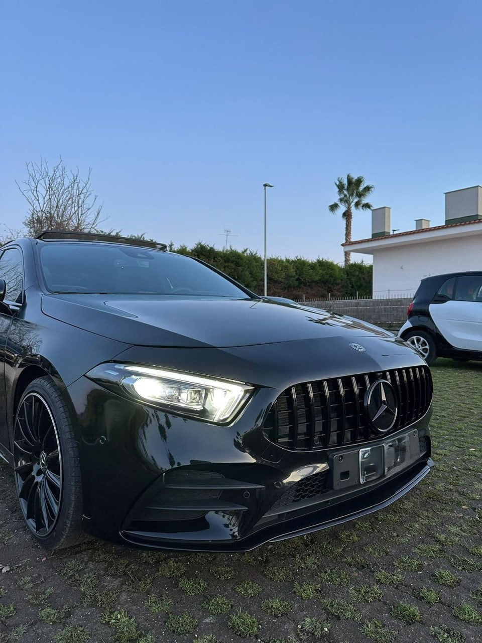 🔥GRIGLIA ADATTA PER CLASSE A W177 LOOK GT NERA SENZA CAMERA🔥